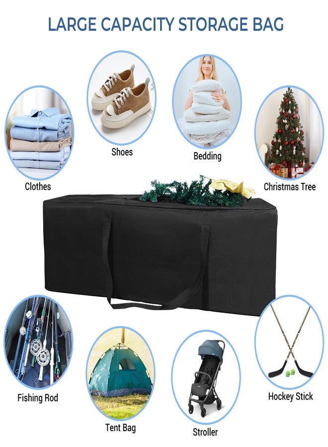 COOLBEBE Sports Duffle Bag - Extra Large Travel Duffel Luggage Bag with Upgrade Zipper, Durable & Water Resistant, Black…, Black, 60" x 17" x 20" 2Pack, Classic - Image 4