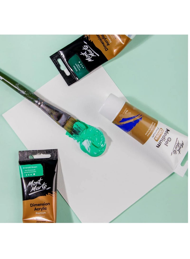 Mont Marte Premium Gel Medium Gloss 75ml Content For Increased Transparency And Gloss Finish - Image 5