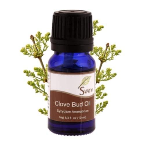 SVATV Clove Bud Essential Oil Therapeutic Grade Aromatherapy Oils Fragrance Oil for Diffuser Yoga Massage & DIY Personal Care 10 ml - Image 2