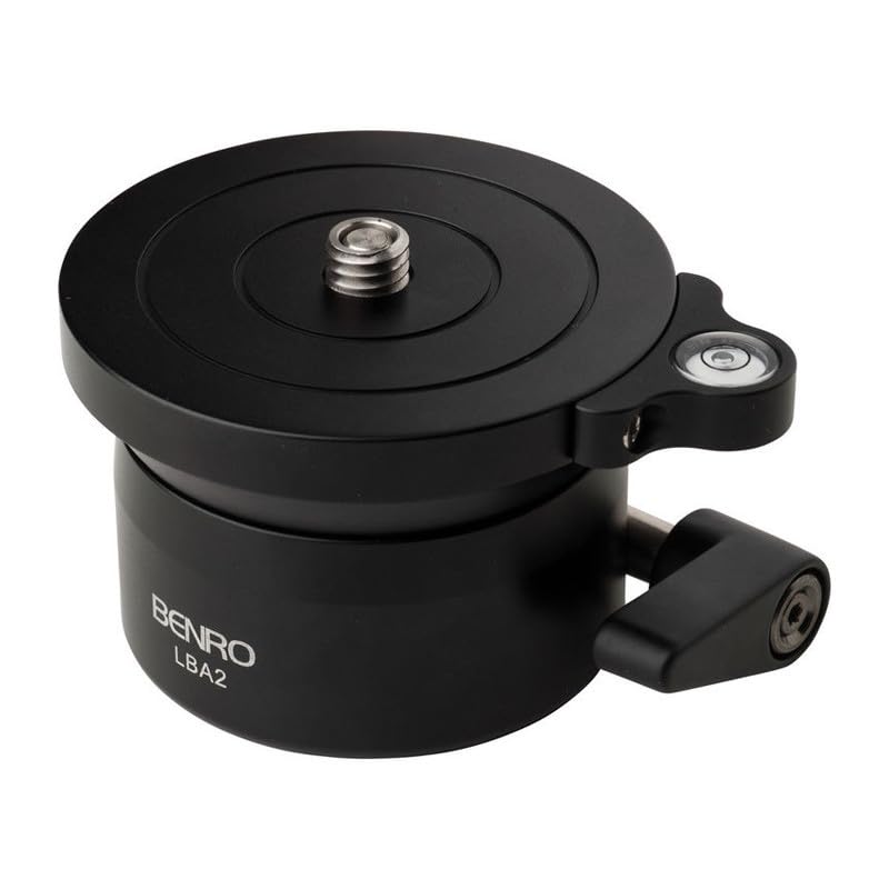 Benro LBA2 Leveling Base â€“ Smooth Level Adjustment, Secure Locking Knob & Universal Mounting for Tripods and Video/Photo Heads Requiring Fast Horizon Alignment (LBA2) - Image 4