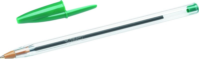 BIC Cristal Original Ball Point Pen Set - 10 Pieces, Green - Image 3