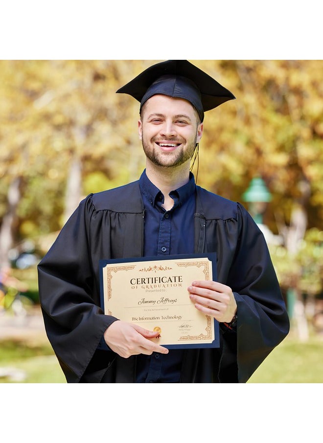 Certificate Holders 12 Pack Navy Blue Diploma Holders With Gold Foil Border Certificate Covers For 8.5 X 11 Inch Certificate Paper Graduation Award Invitation - pzsku/ZE561BD4BDE80C2AF44EFZ/45/_/1721982498/92fc72bf-b594-408f-9de5-5a9bd8e08536