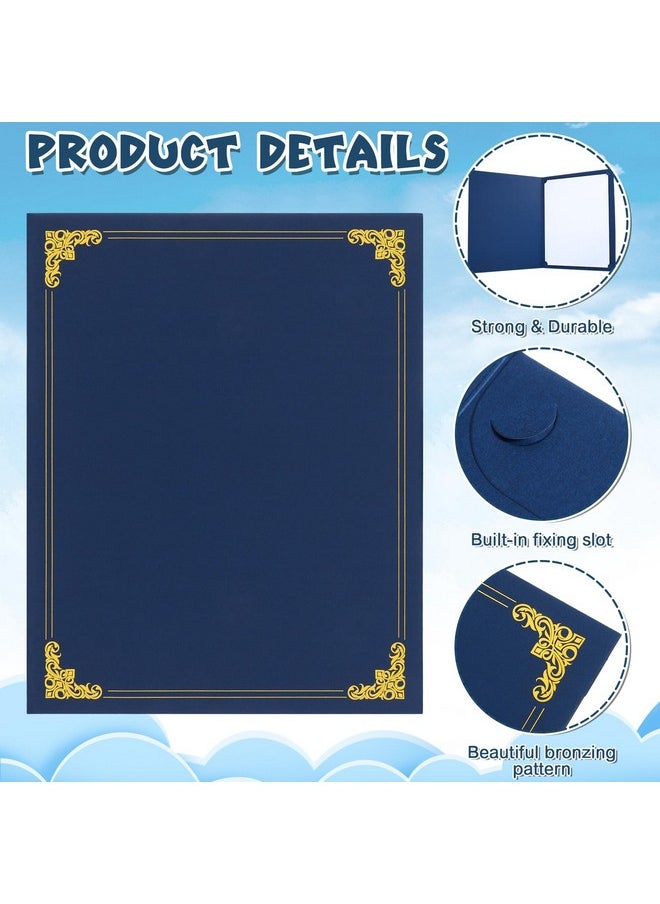 Certificate Holders 12 Pack Navy Blue Diploma Holders With Gold Foil Border Certificate Covers For 8.5 X 11 Inch Certificate Paper Graduation Award Invitation - pzsku/ZE561BD4BDE80C2AF44EFZ/45/_/1721982499/643969bd-f78d-409d-9044-27231754c10c