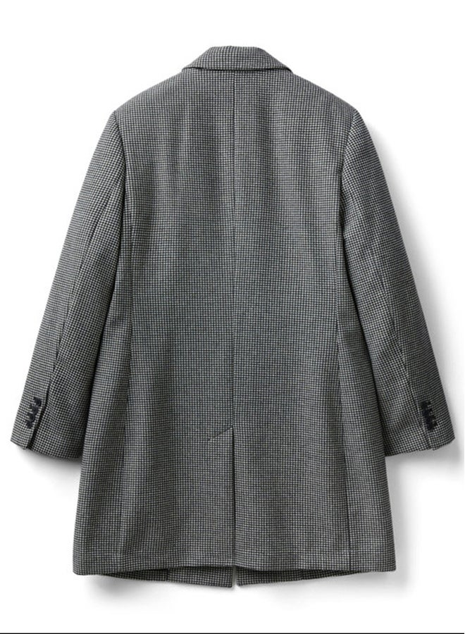 Benetton LIGHTWEIGHT HOUNDSTOOTH COAT  - Image 2