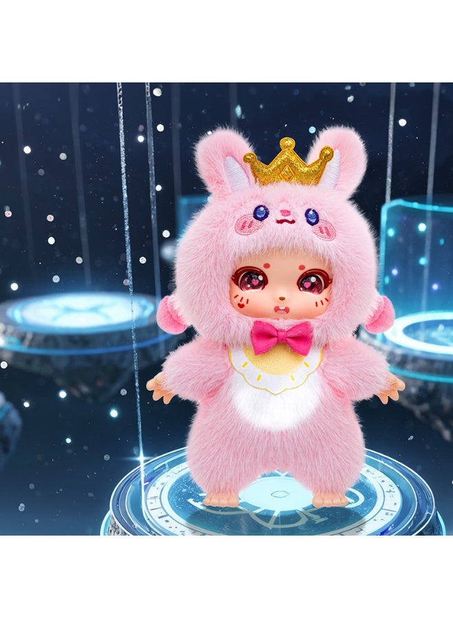 Dreamer Bag Pendant,  Series Vinyl Plush Toy, Doll Height 15 cm (Pink - Fantasy） - Image 1