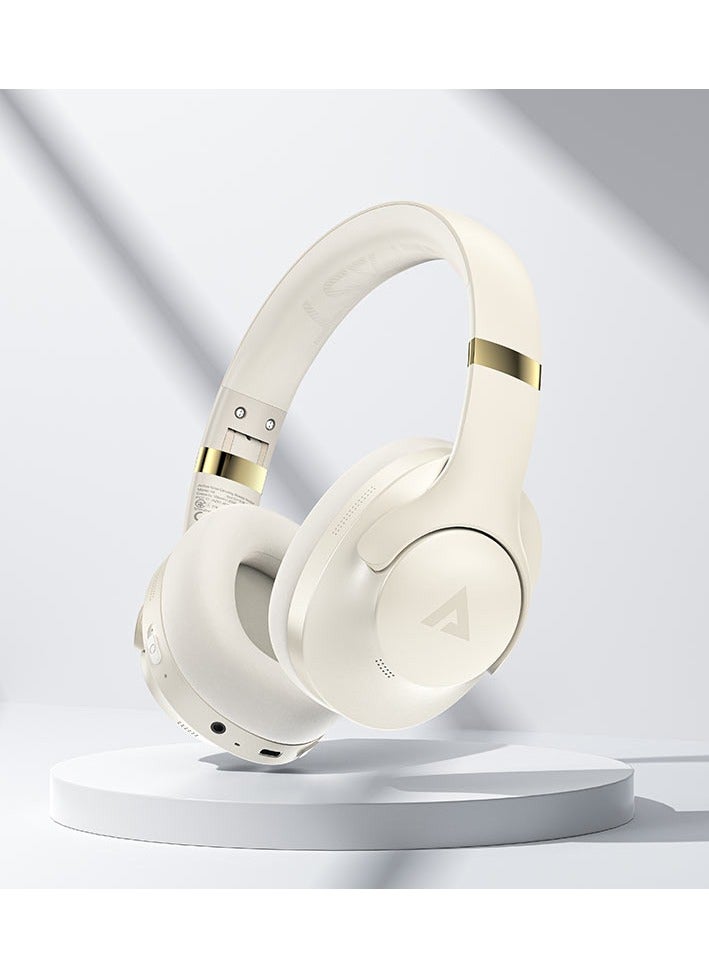 ACEFAST H4 ANC wireless headset Beige - Image 1