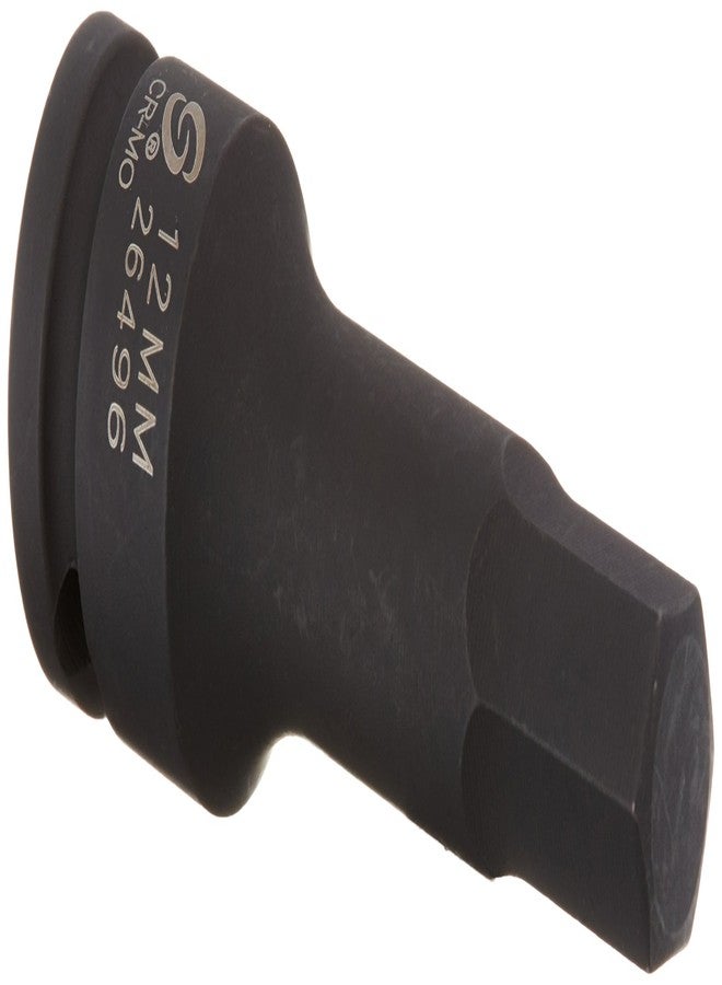 Sunex Tools Sunex 26496 1/2-Inch Drive 12-mm Hex Impact Socket - Image 1