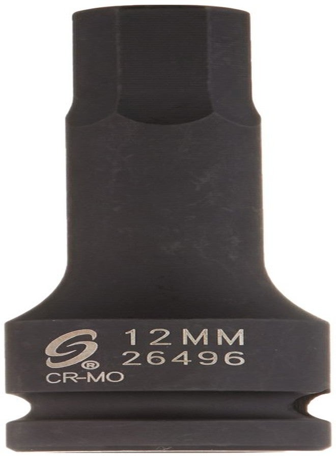 Sunex Tools Sunex 26496 1/2-Inch Drive 12-mm Hex Impact Socket - Image 2