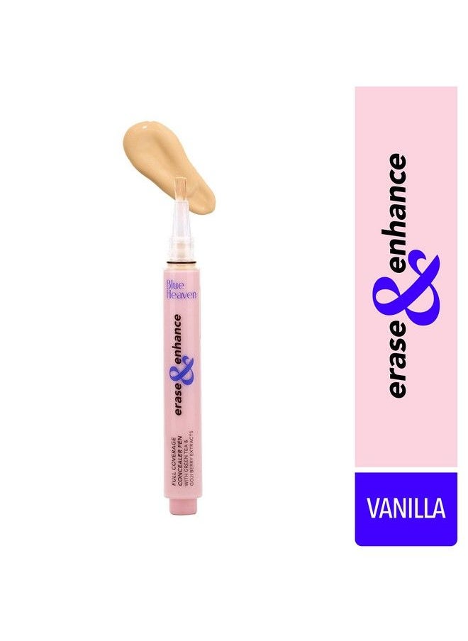 Blue Heaven - Erase & Enhance Buildable Coverage Concealer Pen Vanilla 2Ml With Green Tea & Goji Berry Extracts - Image 1