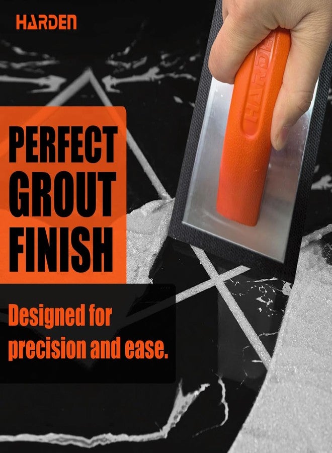 HARDEN 2 Pieces 4” x 9” Rubber Foam Grout Float for Tile - Non Stick Closed Cell Foam Pad - Easy to Clean - Ergo Handle - Smoothly Apply Grout to Floor or Wall Tile - Image 3