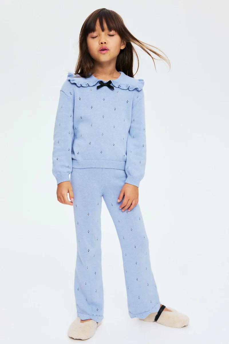 اتش اند ام طقم من الملابس المحبوكة - عبوة من قطعتين