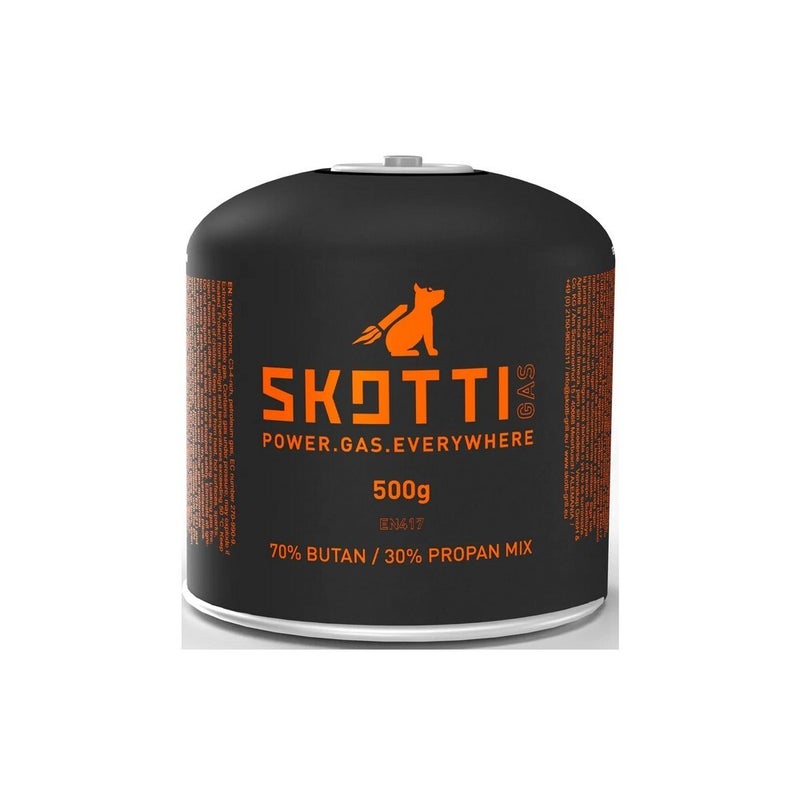 SKOTTI kotti Screw-In Cartridge Gas – 500g Propane-Butane Mixture for Portable Gas Grills, Camping Stoves, and Outdoor Cooking - Image 1