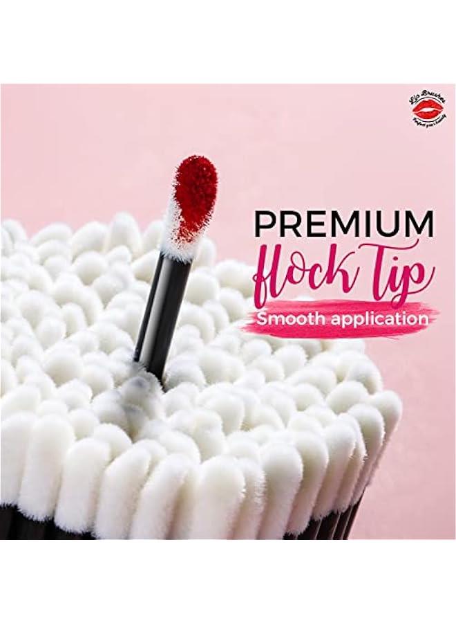 Arabest 600 Pcs Disposable Lip wands Lip Applicators Disposable, Lipstick Testers Wands Lint Free Applicators for Makeup Lip Brushes Wands Makeup Beauty Tool Black  - Image 3