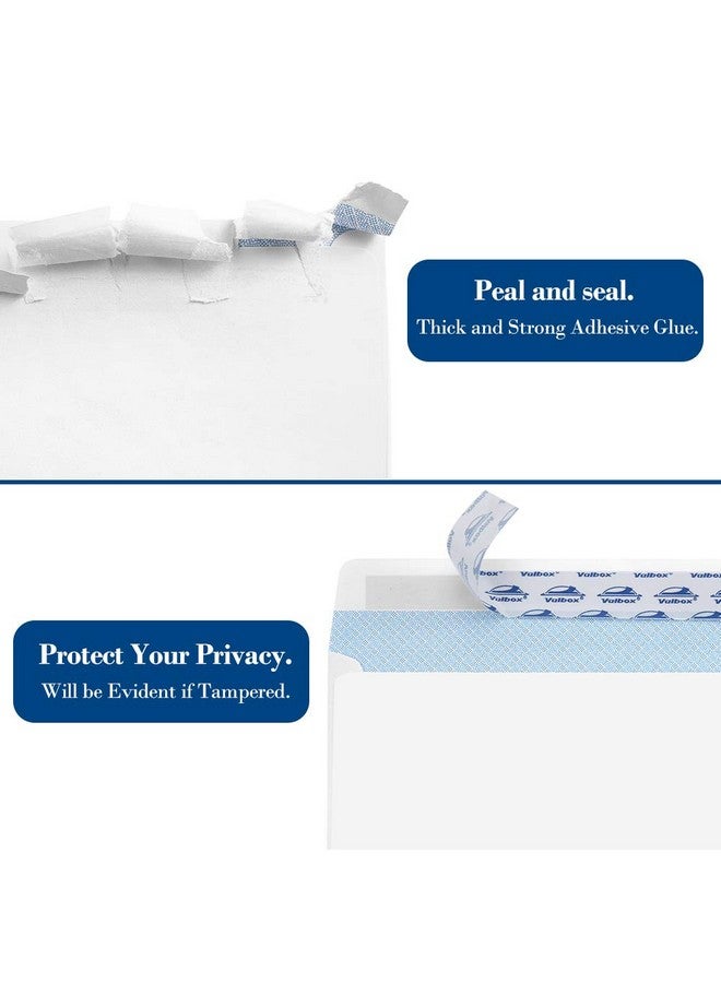 ValBox 500 Count 9 Self Seal Security Envelopes 37/8X87/8" Double Window Envelopes For Quickbooks Invoices Business Statements And Legal Documents - Image 3