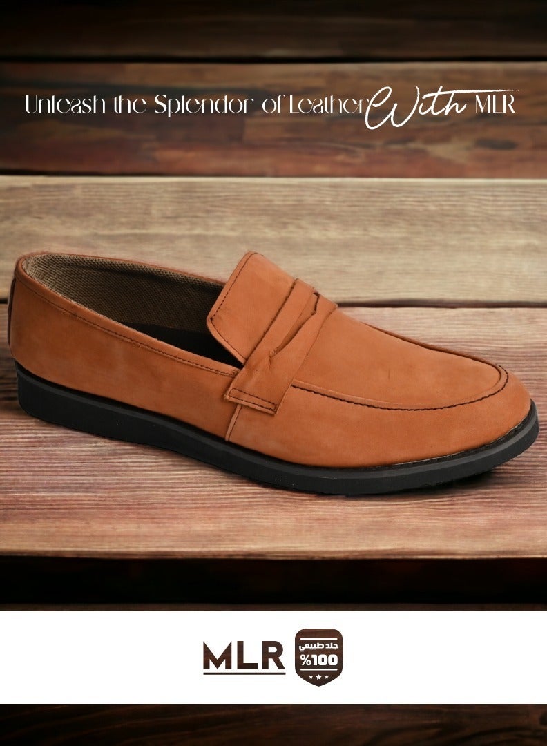 MLR MLR Shoes Genuine Leather Chamoisette Hazel Color  - Image 1