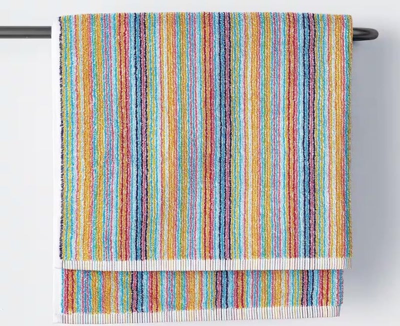 TIQH 100% Pure Cotton Highly Absorbent and Quick Dry Bath Towel - Image 1