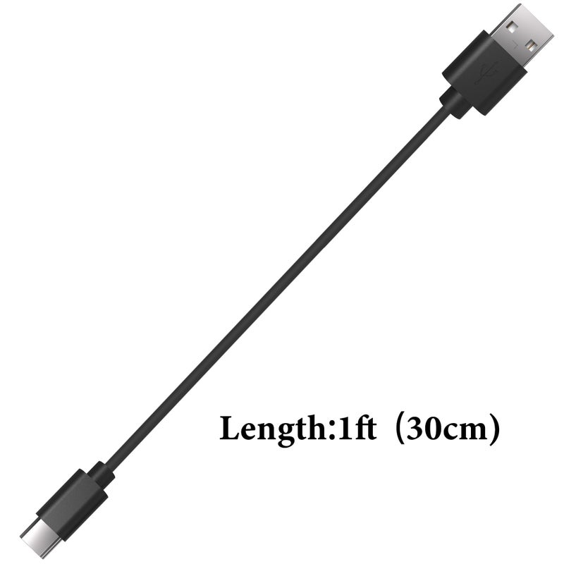 Geekria Geekria USB Headphones Short Charger Cable Compatible with Bose QC Ultra, QC45, 700ANC, QC Earbuds II, Ultra Open Earbuds, USB to USB-C Replacement Power Charging Cord (1ft/30cm 2Pack)  - Image 3