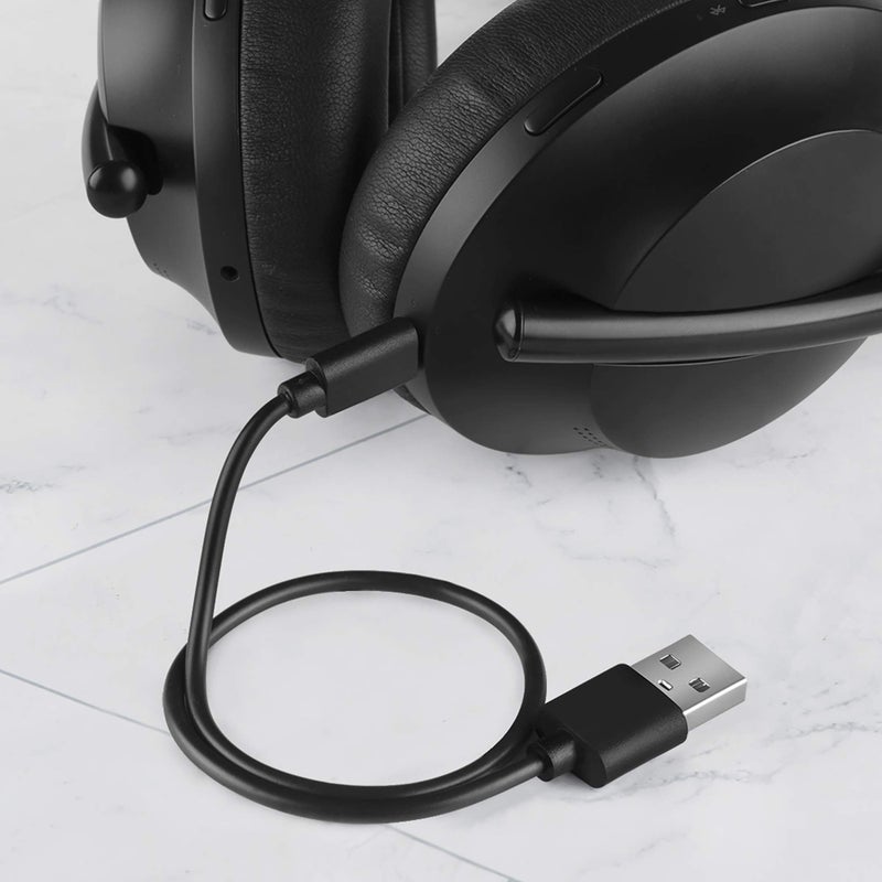 Geekria Geekria USB Headphones Short Charger Cable Compatible with Bose QC Ultra, QC45, 700ANC, QC Earbuds II, Ultra Open Earbuds, USB to USB-C Replacement Power Charging Cord (1ft/30cm 2Pack)  - Image 5