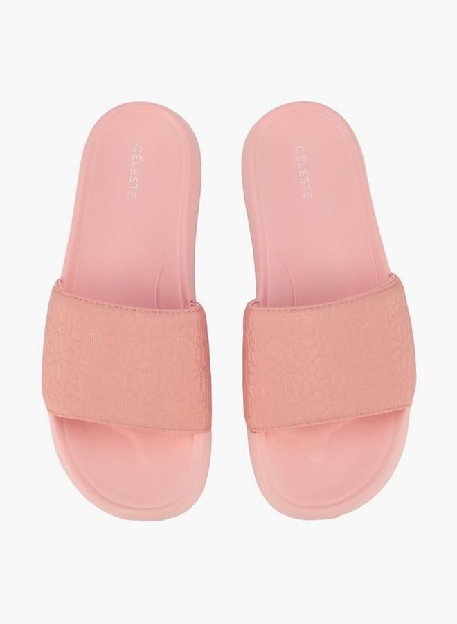 Celeste Women Textured Slides - Image 1