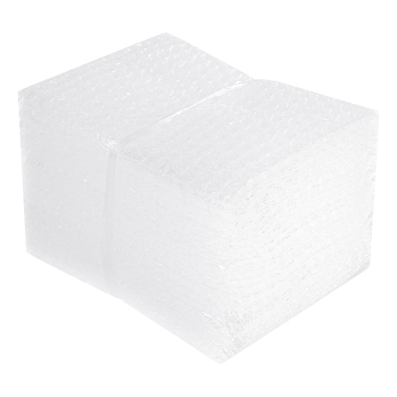 High-PQ Bubble Pouches Wrap, Clear Not Self-Seal Bubble Out Bags with Double Walled Cushioning, Ideal for Packing, Shipping, Storage, Moving (50PCS-6x8Inches) - Image 1