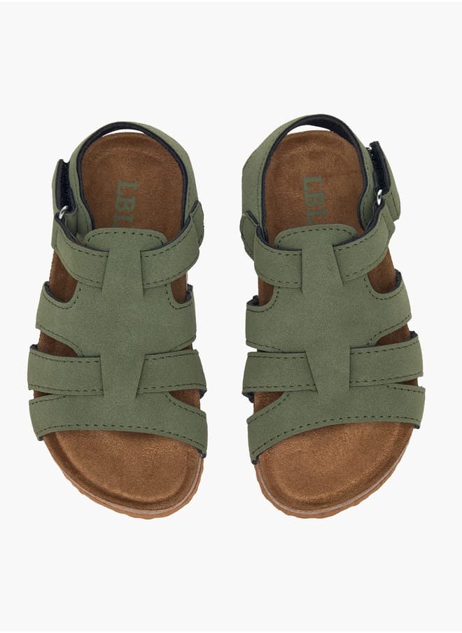 LBL by Shoexpress Boys Strappy Sandals With Hook And Loop Closure  - Image 2