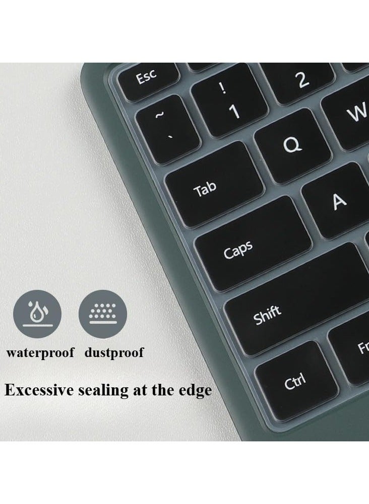 General 4-Piece Keyboard Film Compatible with Huawei MateBook E 2023 12.6-inch DRR-W76 Silicone TPU Laptop Keyboard Protective Case Skin Cover for Matebook E 2023  - Image 4
