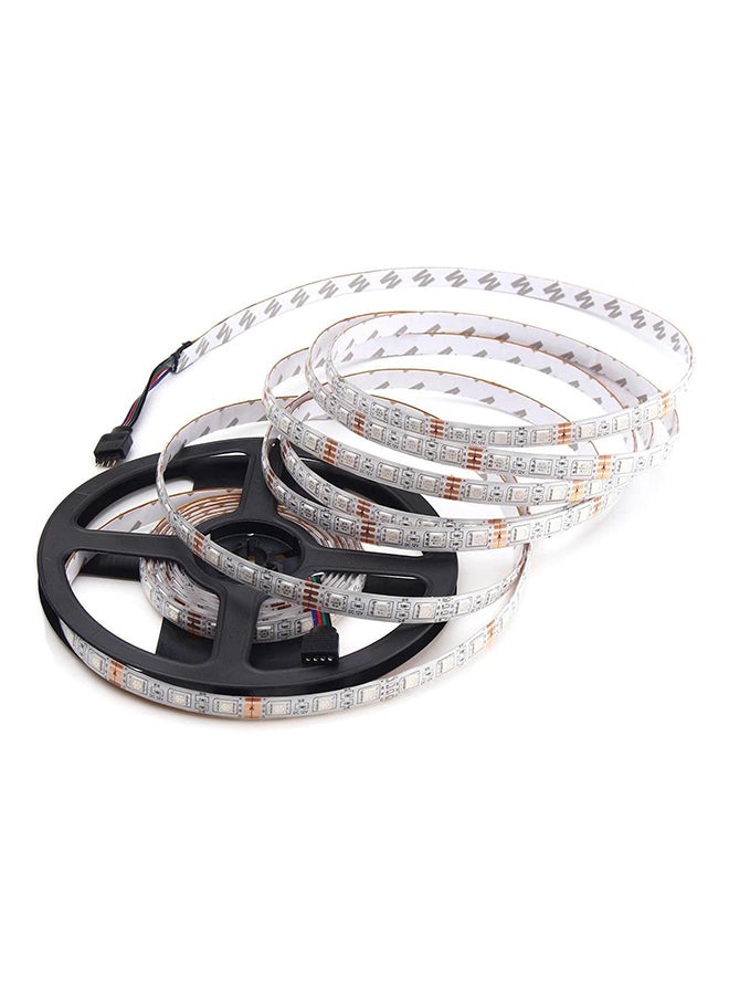 LED Strip Light Rgb 5050 5m 60 LED/m Waterproof With Remote Control And Power Adapter