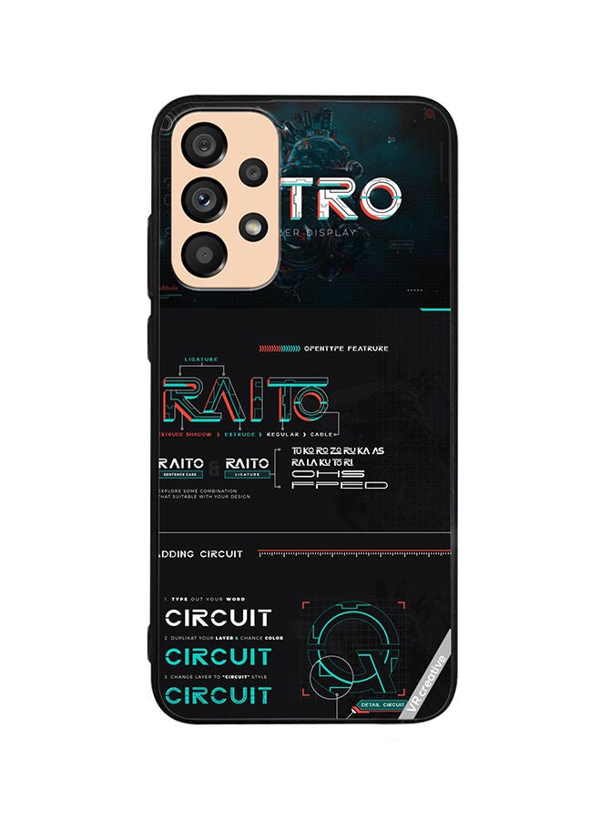 VR CREATIVE Protective Case Cover For Samsung Galaxy A72 Raito Circuit Design Multicolour - Image 1