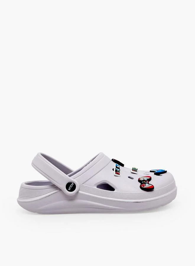 Aqua Boys Gamer Jibbitz Clogs