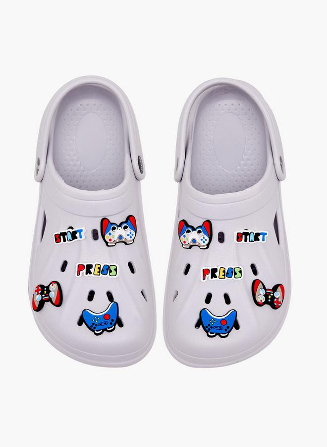 Aqua Boys Gamer Jibbitz Clogs - Image 3