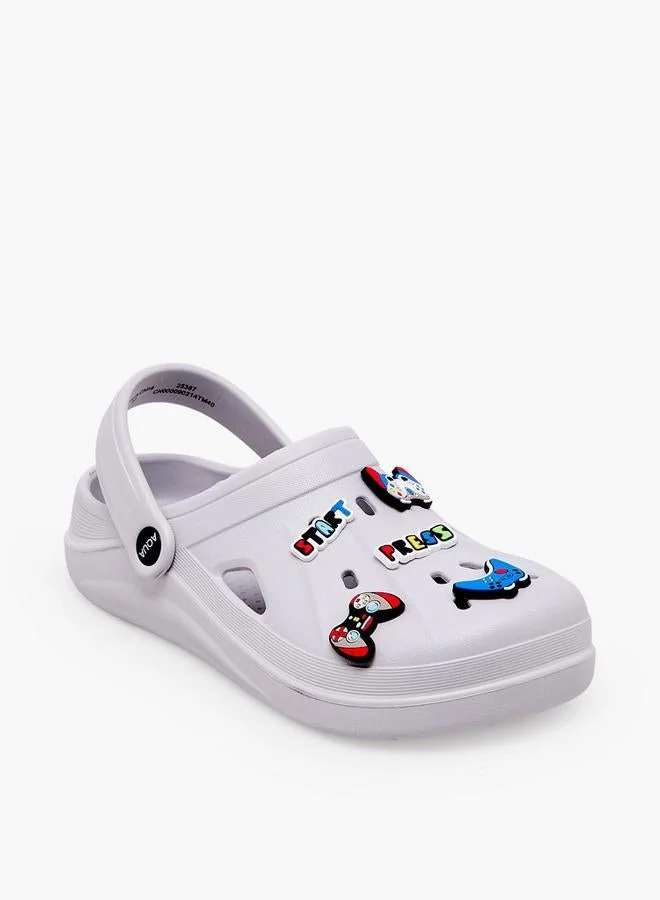 Aqua Boys Gamer Jibbitz Clogs