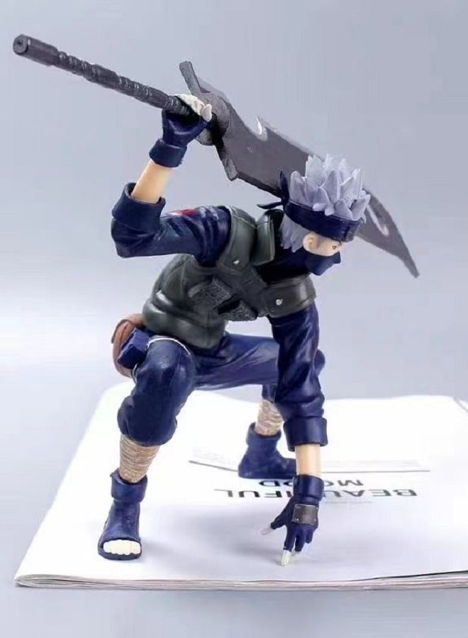 Naruto Anbu Sword Kakashi Handmade Figurine Model Doll Car Decoration - Image 4