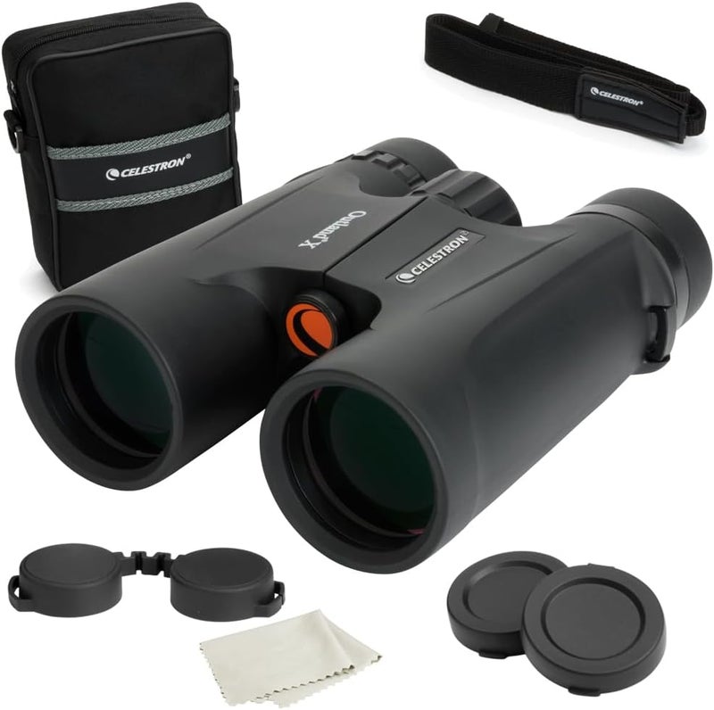 Celestron Outland X 10x42 Binoculars Waterproof & Fogproof Binoculars Full-Size Binoculars for Adults with 10x Magnification Multi–Coated Optics and BaK–4 Prisms Protective Rubber Armoring - Image 1
