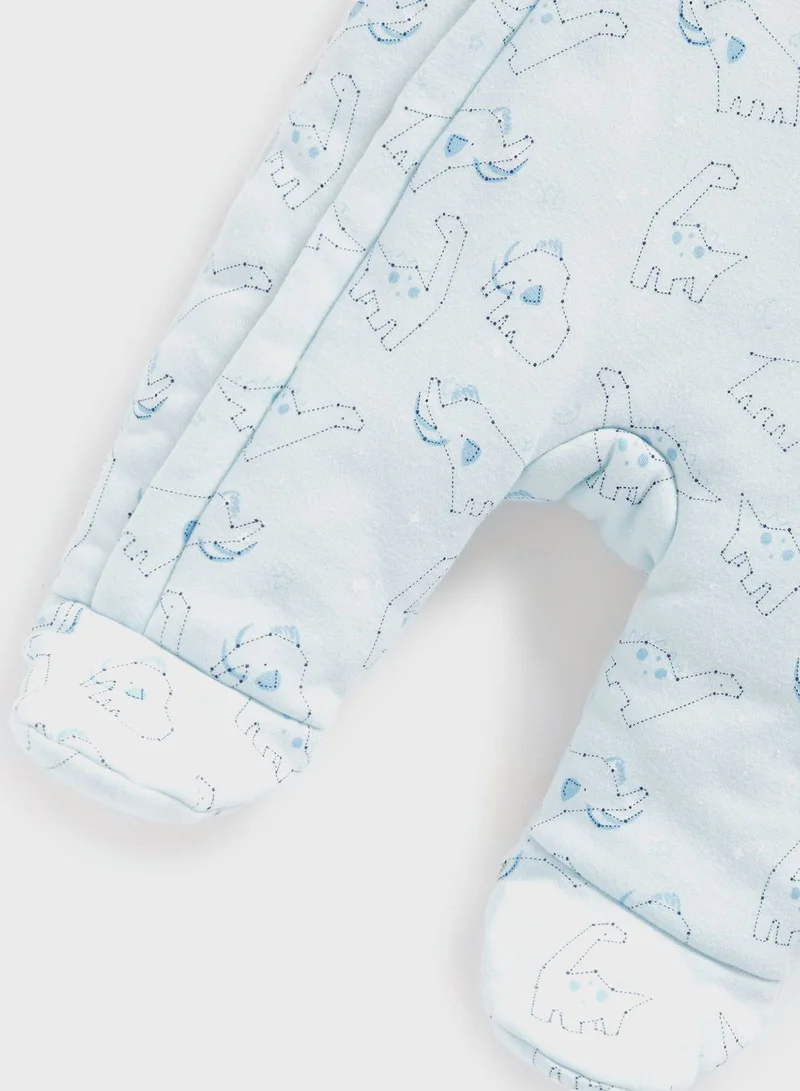 مذركير Infant Dino Print Onesies
