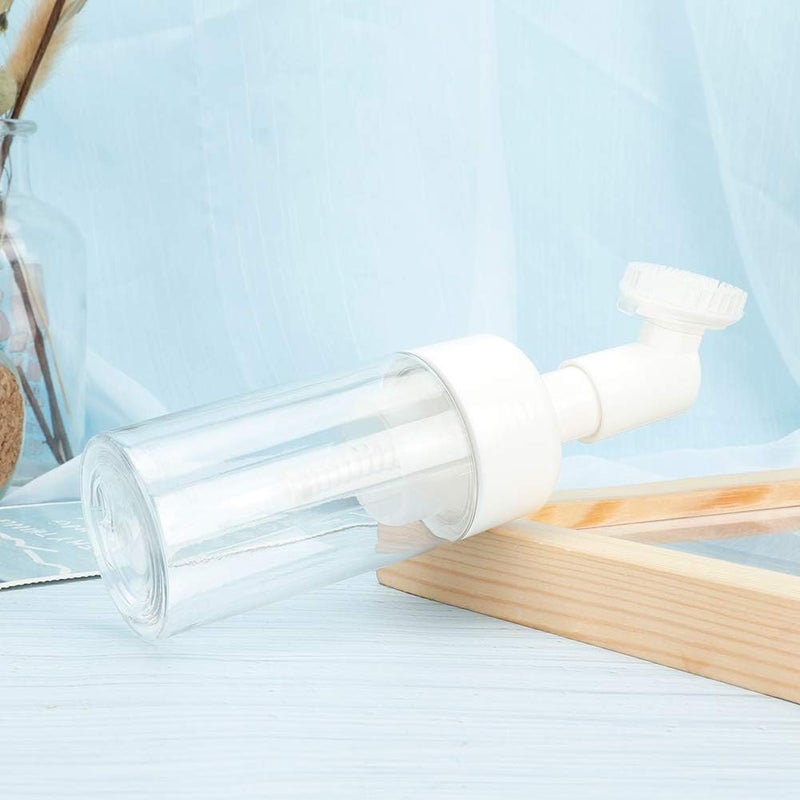 ويوبلز زجاجة فارغة، زجاجة رغوة محمولة، عبوة رغوة قابلة لإعادة التعبئة، زجاجة تخزين عينات، حجم سفر صغير، 100 مل (أبيض (رأس فرشاة)) - Image 5
