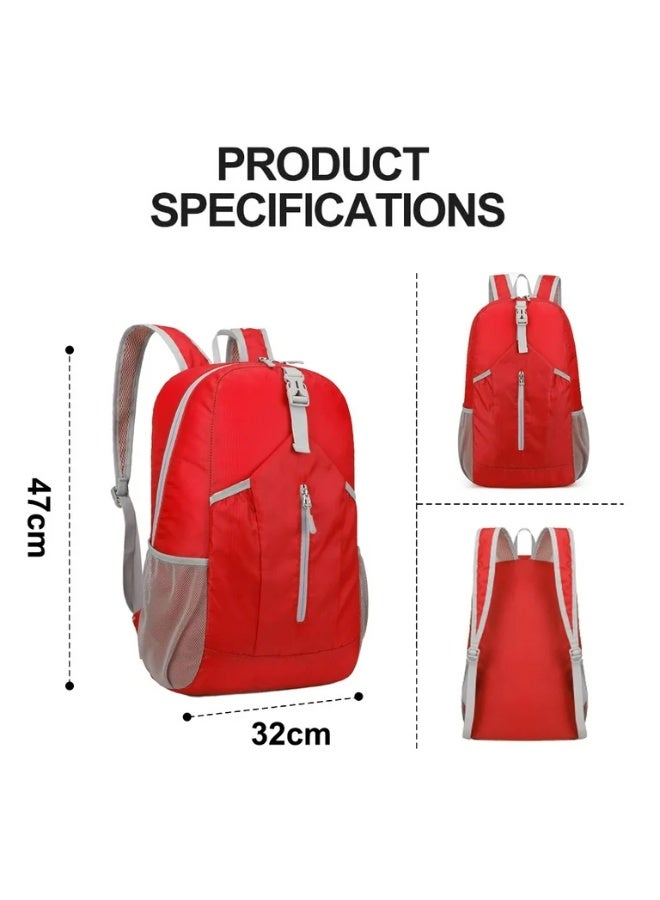 BlueFire Ultralight Foldable Backpack 20-35L, Waterproof & Tear-Resistant Hiking Backpack for Men & Women, Compact Daypack for Travel, Camping, & Outdoor Activities | Large Capacity Packable Rucksack - Image 5