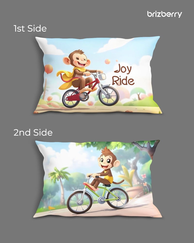 Brizberry ® Kids Pillow Cushion with Super Soft Fabric | Animal & Cartoon Prints | 12x18 inches (Design 26) - Image 2