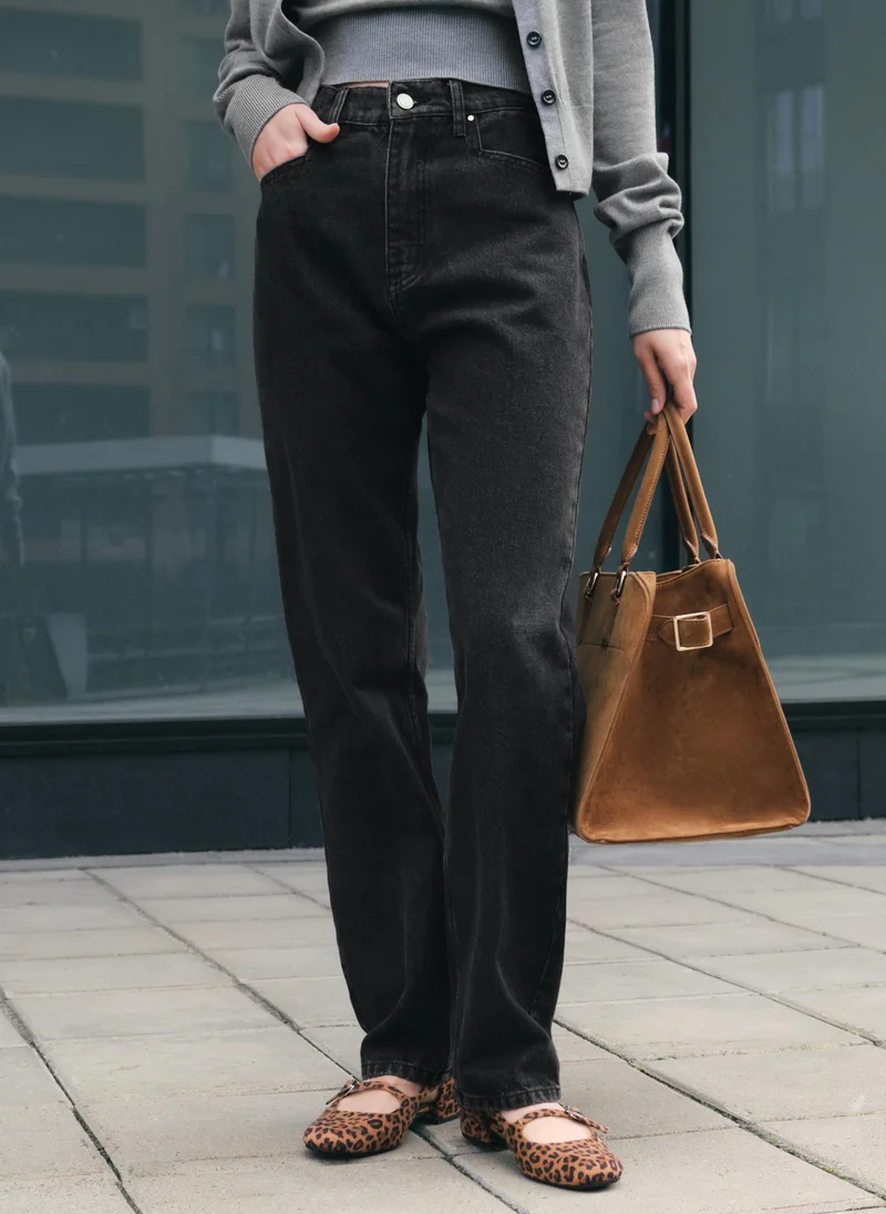 Straight cut jeans