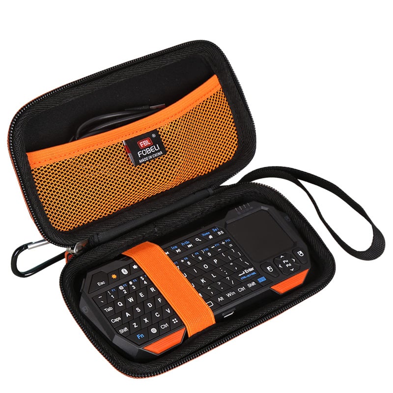 FBLFOBELI EVA Hard Carrying Case Compatible with Fosmon Mini Bluetooth Keyboard QWERTY Keypad, Portable Travel Storage Bag (Case Only) - Image 1