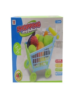 Generic Shopping Cart with Vegetables and Fruits - 588 