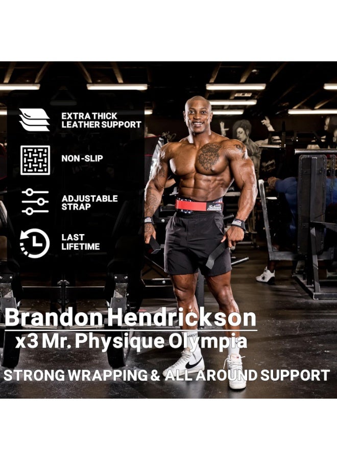 Schiek  Model 1000LLS  Leather Lifting Strap Black - Image 3