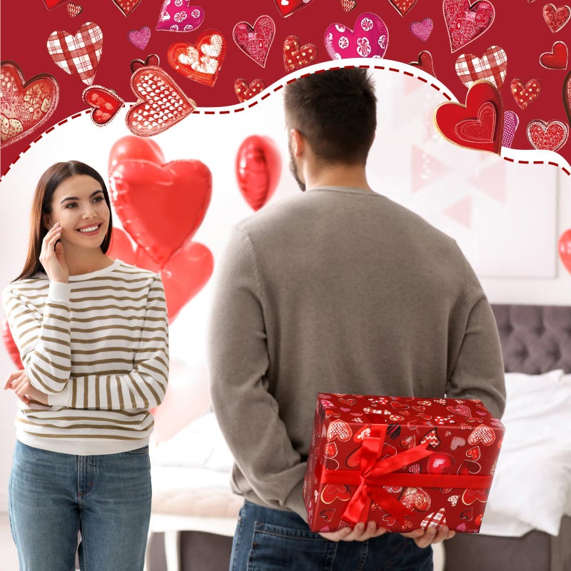 Cholemy 6 Pcs Heart Shaped Boxes with Clear Window Valentines Day Gift Boxes Nesting Heart Platic Storage Containers for DIY Projects Presents Candy Jewelry Mother's Day Gifts Exchange - Image 4
