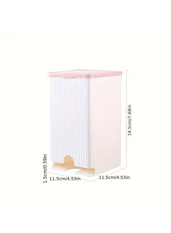 صندوق تخزين كأس الحيض الوردي الثقيل من ABS المنظم للنظافة مقاوم للرطوبة ومقاوم للغبار - Image 3