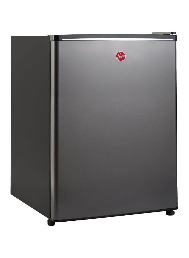 62L Single Door Compact Refrigerator with Freezer Compartment - Mechanical Control, Adjustable Thermostat, Security Lock, 1 Removable Shelf, Defrost Feature, 1 Year Warranty, Silver - HSD-K62-S HSD-K62-S Silver