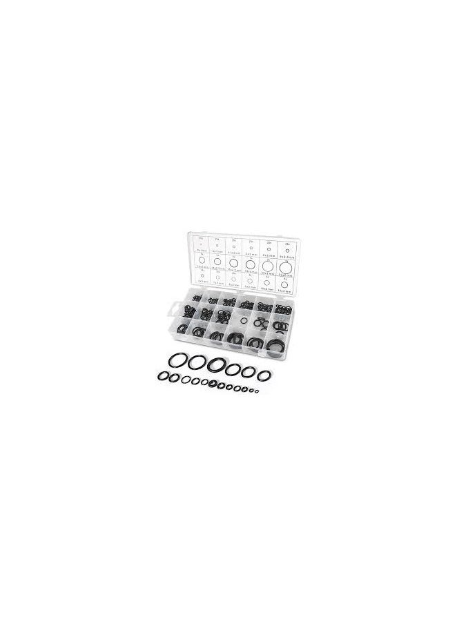 Generic 225-Piece Rubber O-Ring Sealing Gasket and Seal Assortment Kit for Auto Repair and Air Conditioning 
