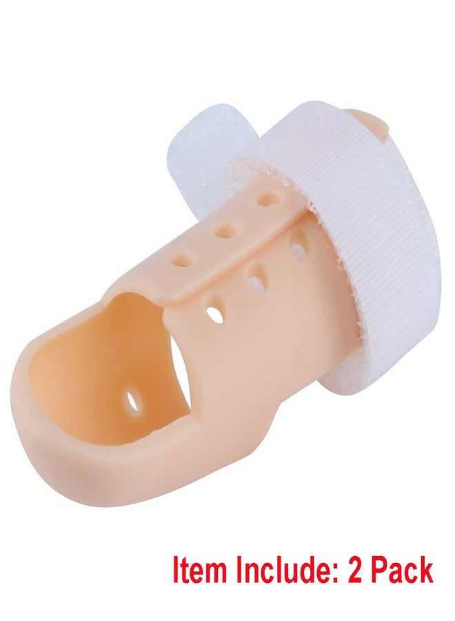 Thinvik [2 Piece Plastic Mallet Dip Finger Support Brace Splint Joint Protection Injury - Image 2