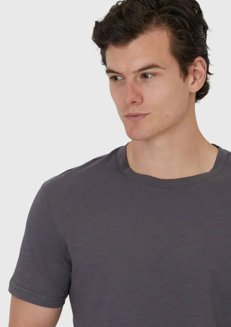 رامسي تيشيرت قطني 100% سادة بياقة دائرية من هارد كول