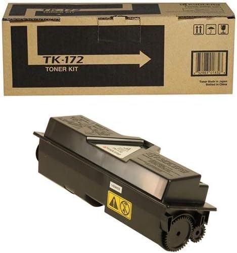 KYOCERA 1T02LZ0US0 Model TK172 Black Toner Cartridge ECOSYS P2135d ECOSYS P2135dn FS1320D and FS1370DN Printers Up to 7200 Pages Yield at 5 Coverage