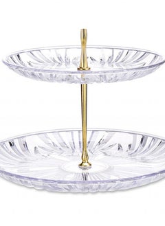 Y&D European Style Two Layer Fruit Dish Clear  - Image 2