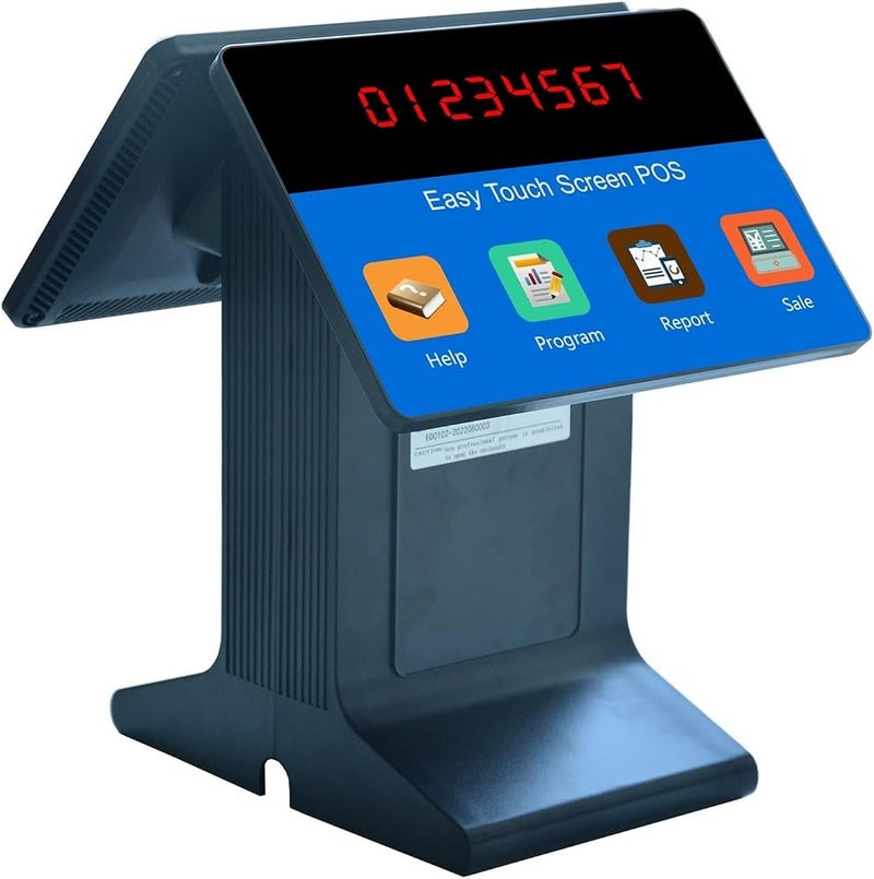 ROOUIO Cash Register, Catering Cash Register, Supermarket Milk Tea 10.1 Inch Printing Touch Screen Cash Register Cash Register Ordering Machine - Image 3